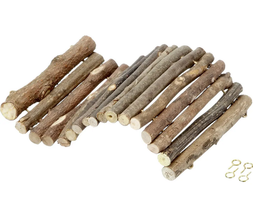 Flamingo taivuteltava puusilta 35x50cm