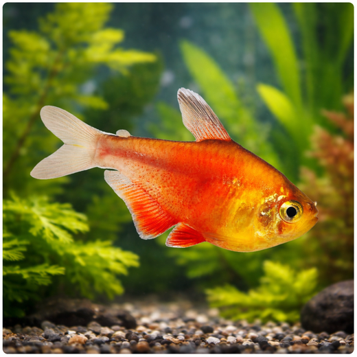 Punatetra (Hyphessobrycon flammeus)
