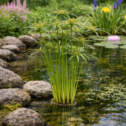 Cyperus alternifolius - S&auml;dekaisla